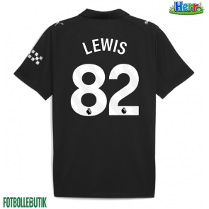 Manchester City Rico Lewis #82 Bortatröja 2025-26 Kortärmad